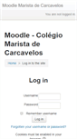 Mobile Screenshot of moodle.marista-carcavelos.org